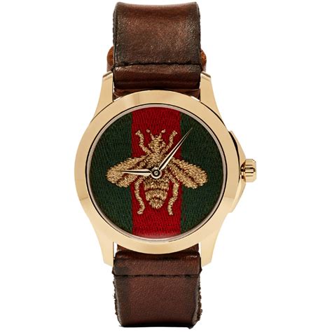 gucci watch with bee|gucci bee watch men.